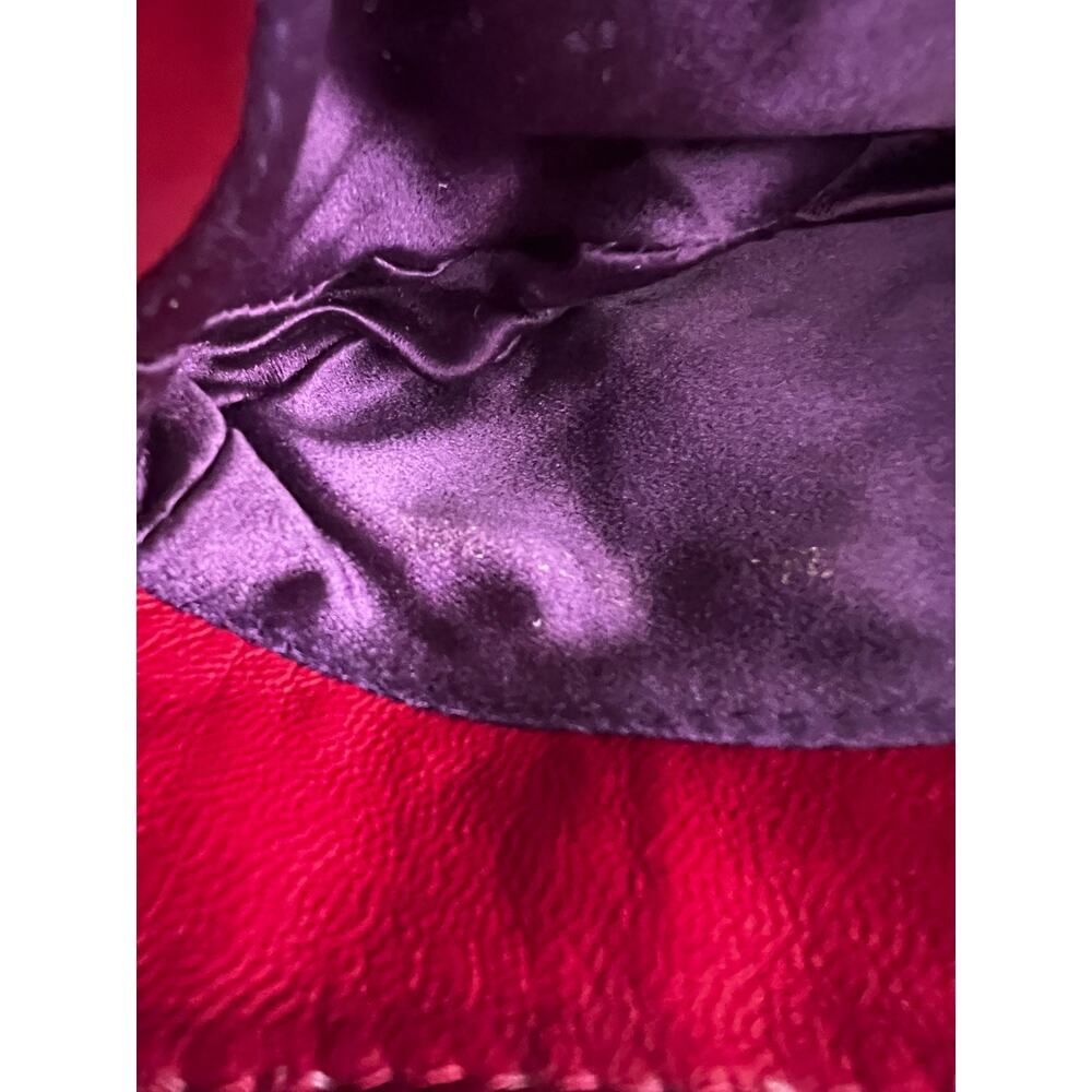 Vintage Fendi Red Sequin Croissant Bag - Picture 4 of 5